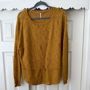 Free People Colby Lace Scoop Neck